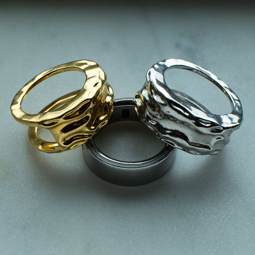 The Cloak worn over an Oura ring