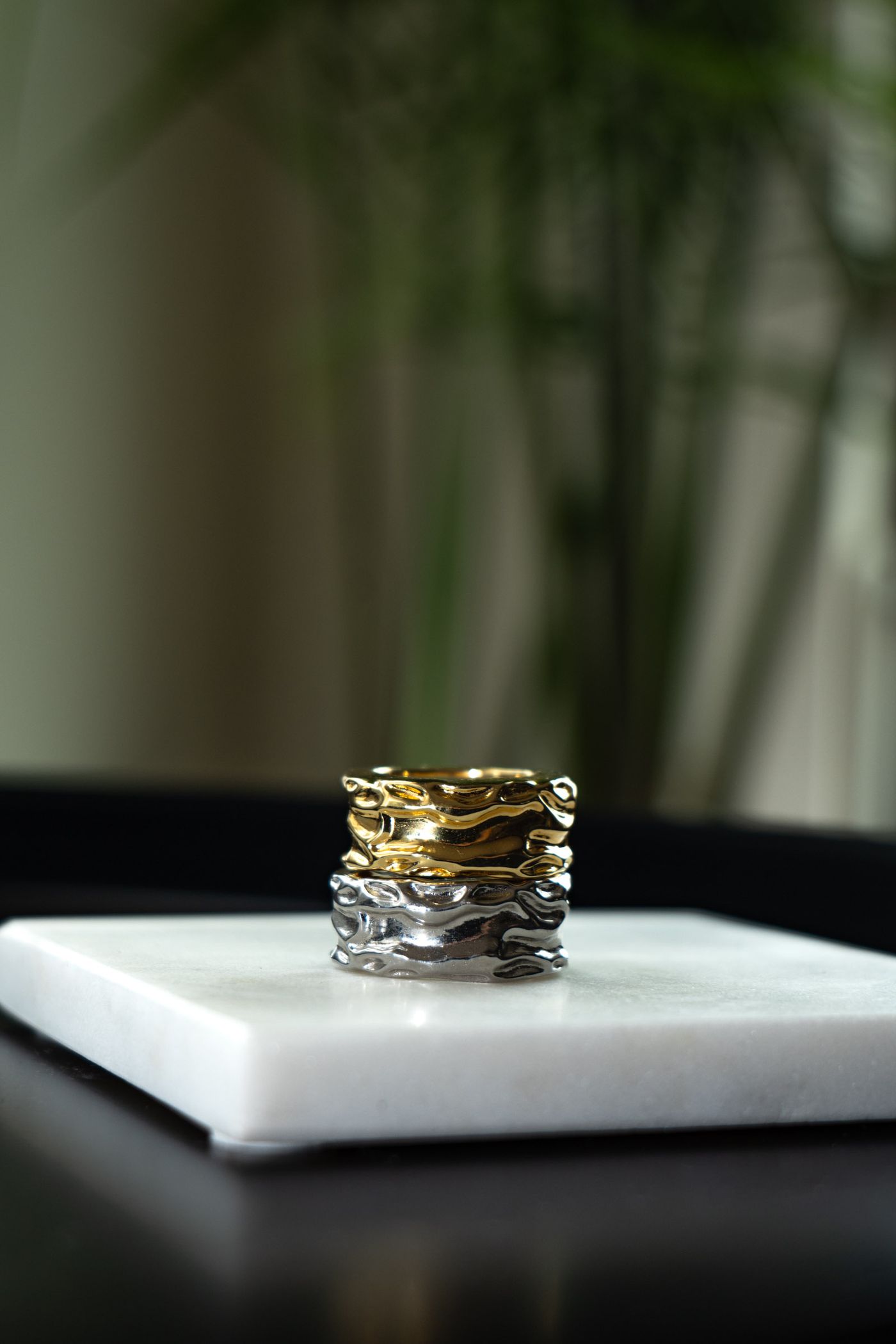 Both rings worn